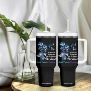 Suicide Prevention Be Kind Tumbler With Handle Elephant In A World Where You Can Be Anything TS09 Print Your Wear
