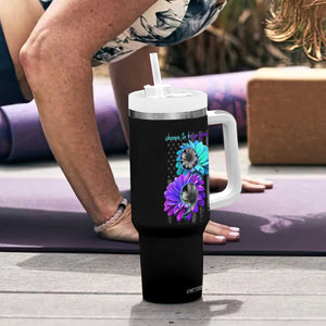 Choose To Keep Going Semicolon Suicide Prevention Tumbler With Handle TS09 Print Your Wear