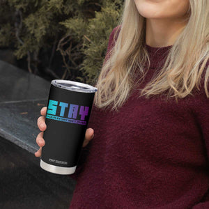 Suicide Prevention Tumbler Cup Stay Your Story Is Not Over Semicolon TS09 Print Your Wear