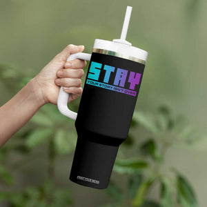Suicide Prevention Tumbler With Handle Stay Your Story Is Not Over Semicolon TS09 Print Your Wear