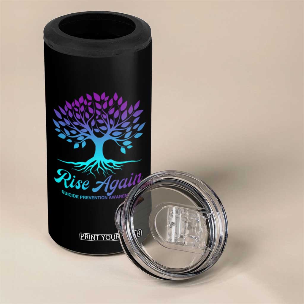 Suicide Prevention Rise Again 4 in 1 Can Cooler Tumbler TS09 Print Your Wear