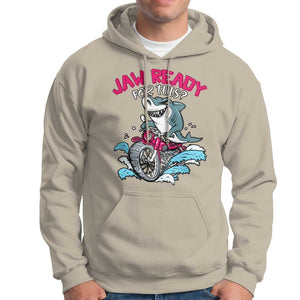 Shark Lover Hoodie Jaw Ready For This Riding Motorbike TS09 Sand Print Your Wear