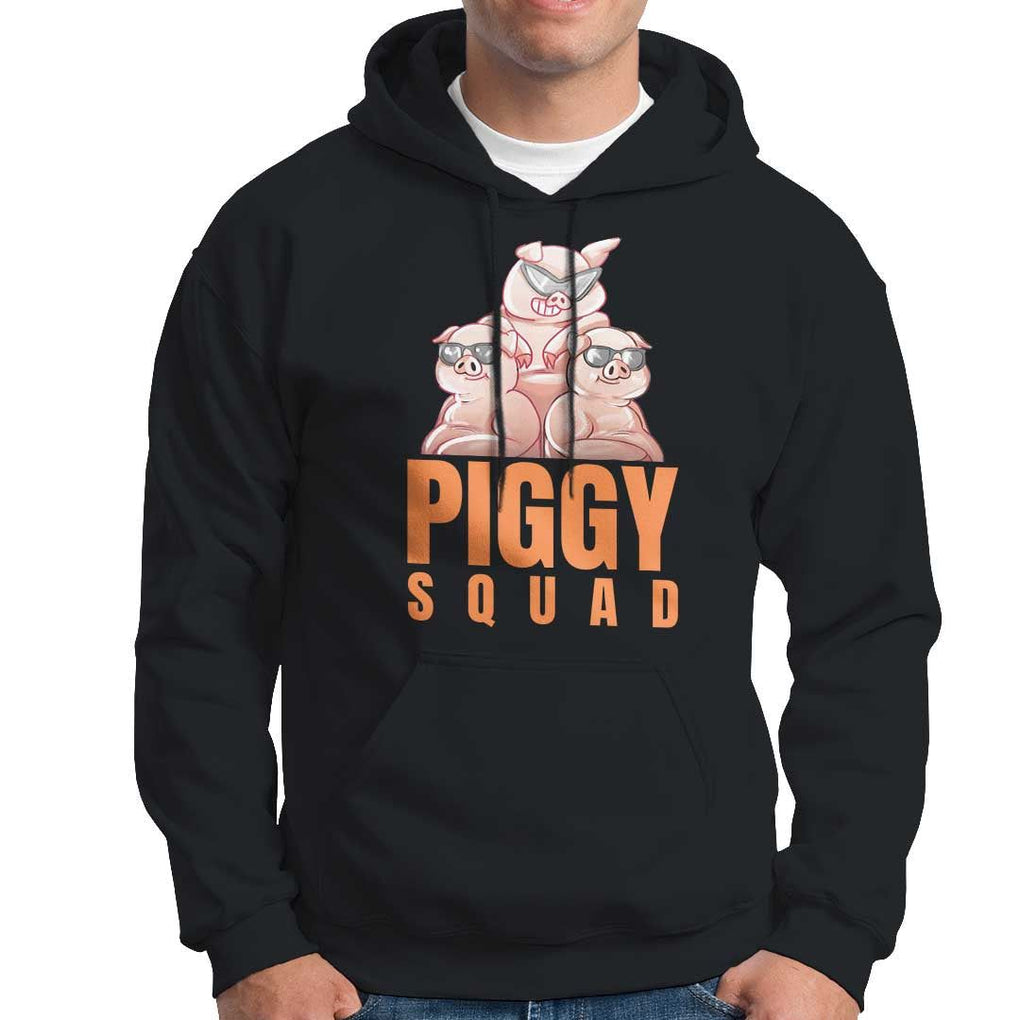 Pig Lover Hoodie Cool Piggy Squad TS09 Black Print Your Wear