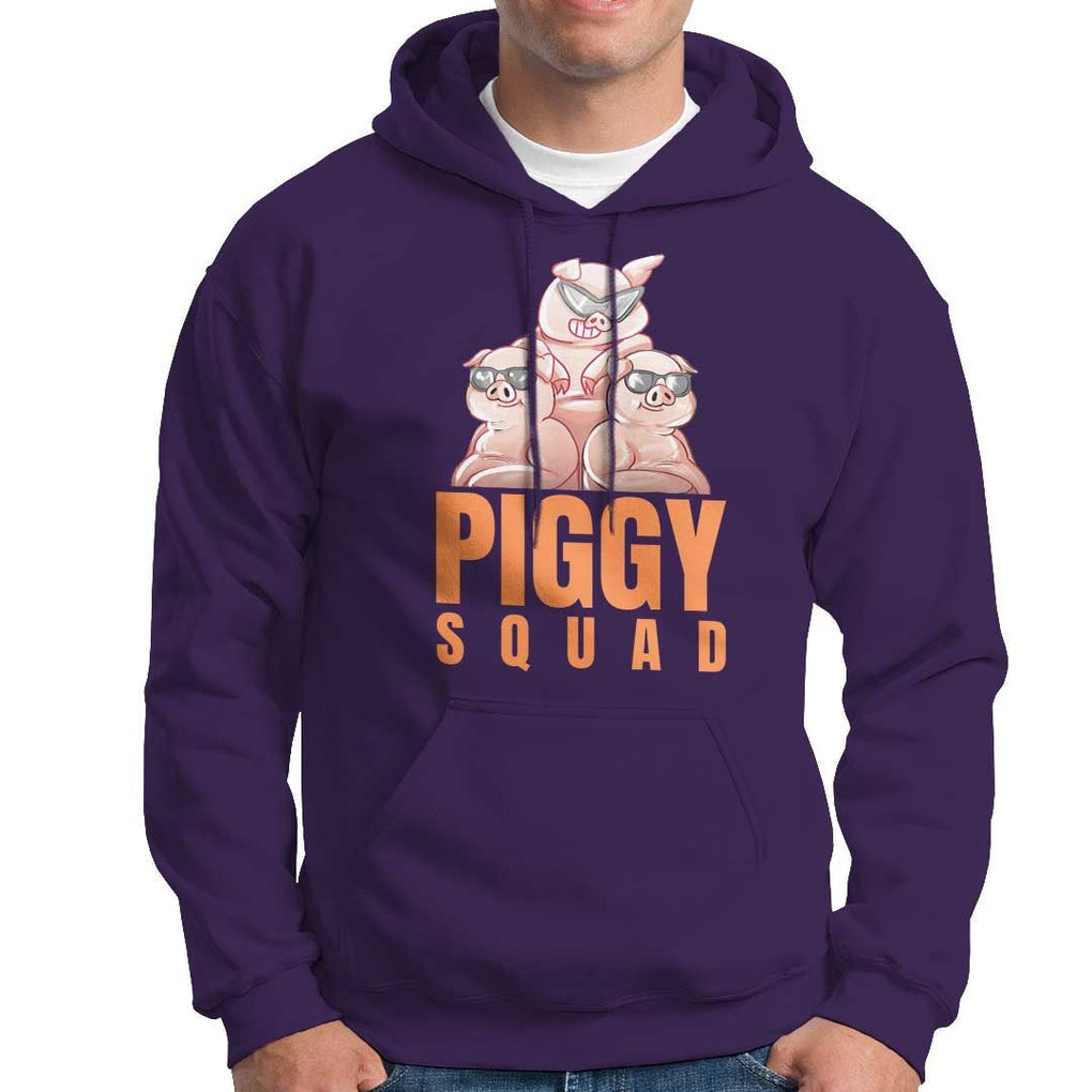 Pig Lover Hoodie Cool Piggy Squad TS09 Purple Print Your Wear