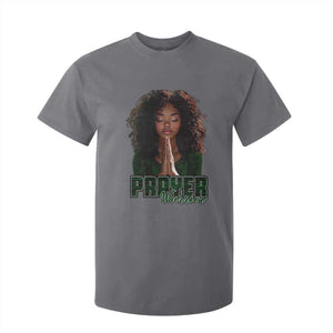 Prayer Warrior T Shirt For Kid Camo Black Woman Christian Pray TS09 Charcoal Print Your Wear