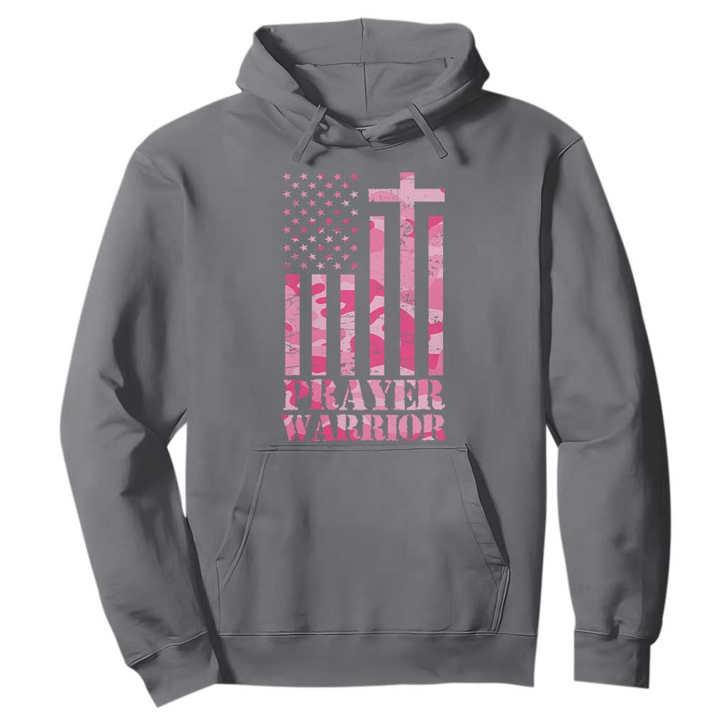 Prayer Warrior Hoodie Camo American Flag Christian Pray TS09 Charcoal Print Your Wear