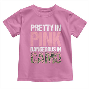 Camo Girl Baby Shirt Pretty Pink Dangerous Camo Hunting Hunter TS09 Azalea Print Your Wear