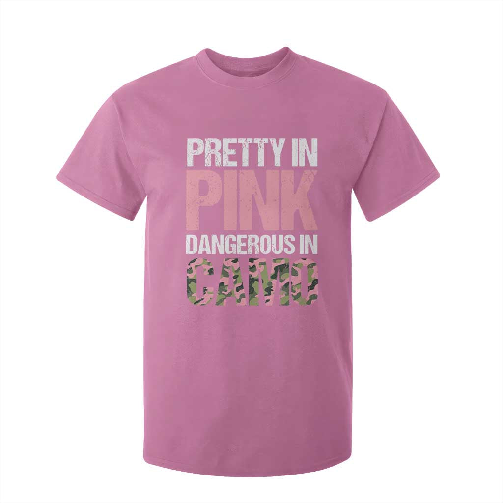 Camo Girl T Shirt For Kid Pretty Pink Dangerous Camo Hunting Hunter TS09 Azalea Print Your Wear