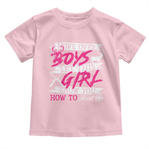 Girl Hunting Baby Shirt Let This Girl Show You How To Hunt TS09 Light Pink Print Your Wear