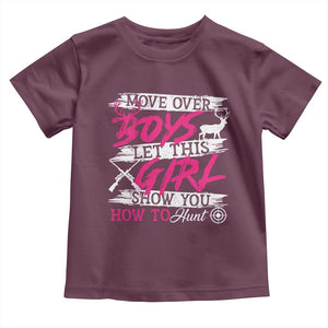 Girl Hunting Baby Shirt Let This Girl Show You How To Hunt TS09 Maroon Print Your Wear