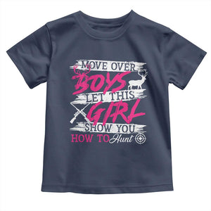Girl Hunting Baby Shirt Let This Girl Show You How To Hunt TS09 Navy Print Your Wear