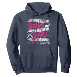 Girl Hunting Hoodie Let This Girl Show You How To Hunt TS09 Navy Print Your Wear