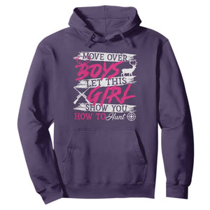 Girl Hunting Hoodie Let This Girl Show You How To Hunt TS09 Purple Print Your Wear