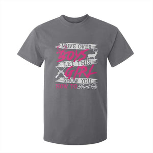 Girl Hunting T Shirt For Kid Let This Girl Show You How To Hunt TS09 Charcoal Print Your Wear