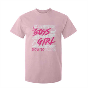 Girl Hunting T Shirt For Kid Let This Girl Show You How To Hunt TS09 Light Pink Print Your Wear