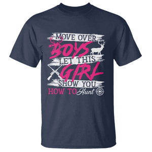 Girl Hunting T Shirt Let This Girl Show You How To Hunt TS09 Navy Print Your Wear