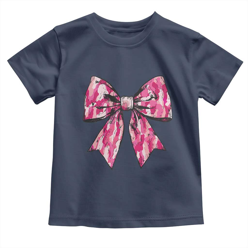 Camo Girl Baby Shirt Camouflage Bow Coquette Hunting Hunter TS09 Navy Print Your Wear