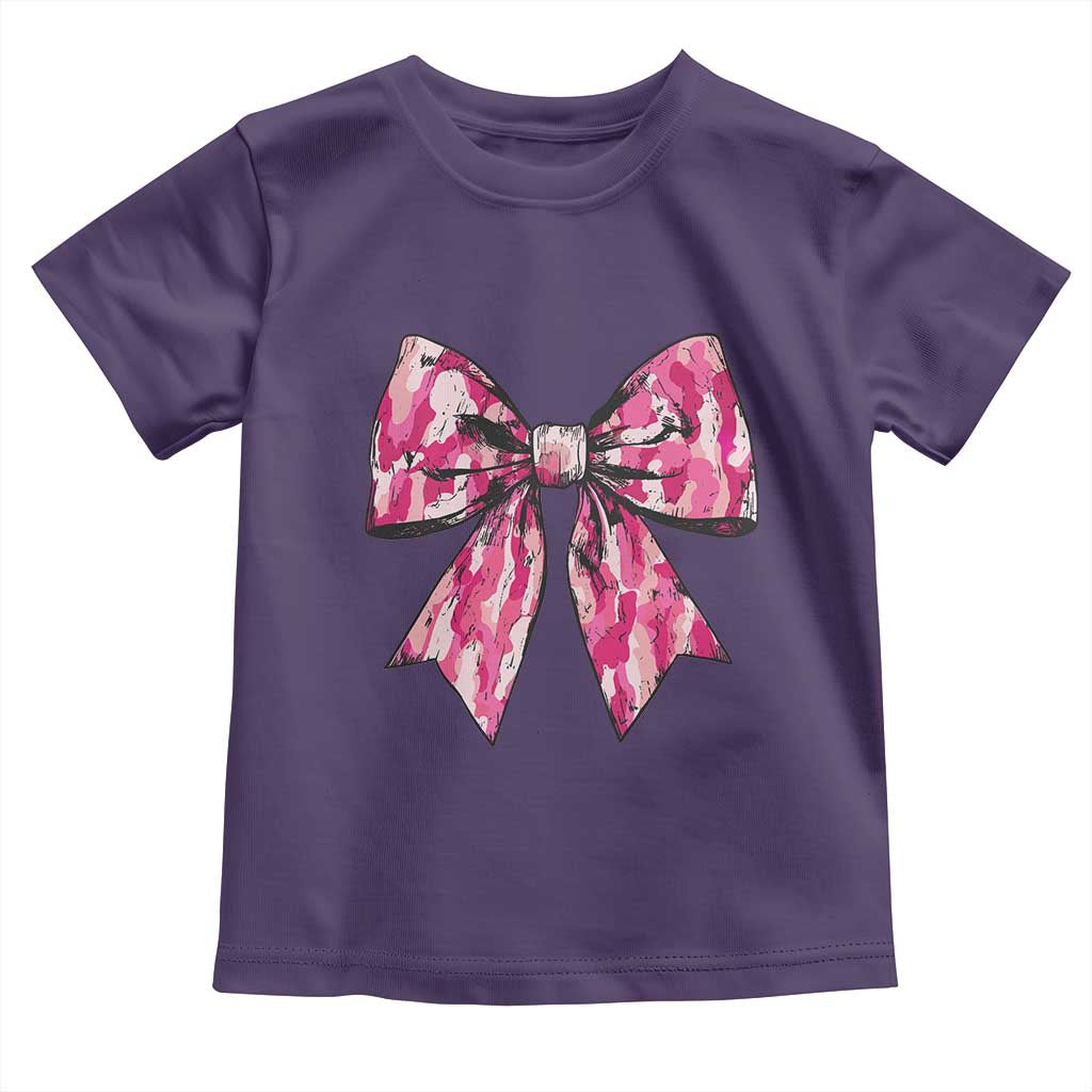 Camo Girl Baby Shirt Camouflage Bow Coquette Hunting Hunter TS09 Purple Print Your Wear