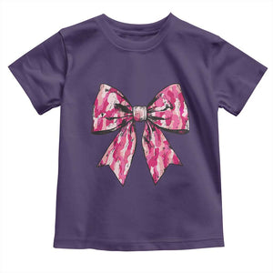 Camo Girl Baby Shirt Camouflage Bow Coquette Hunting Hunter TS09 Purple Print Your Wear