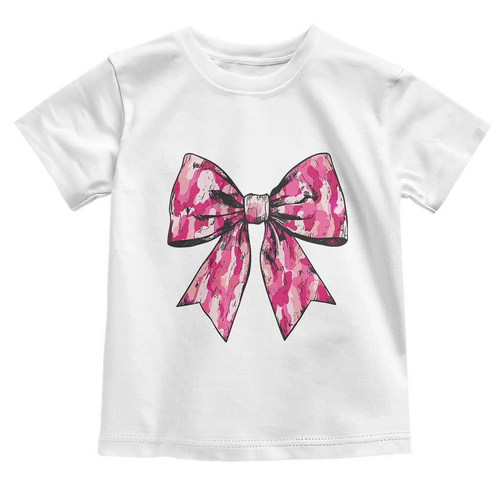 Camo Girl Baby Shirt Camouflage Bow Coquette Hunting Hunter TS09 White Print Your Wear