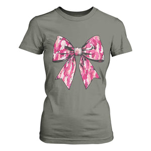 Camo Girl T Shirt For Women Camouflage Bow Coquette Hunting Hunter TS09 Military Green Print Your Wear