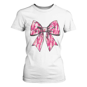 Camo Girl T Shirt For Women Camouflage Bow Coquette Hunting Hunter TS09 White Print Your Wear