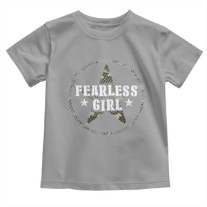 Fearless Girl Camouflage Baby Shirt TS09 Sport Gray Print Your Wear