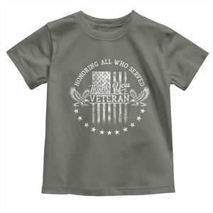 Veterans Day Baby Shirt Honoring All Who Served Thank You TS09 Military Green Print Your Wear