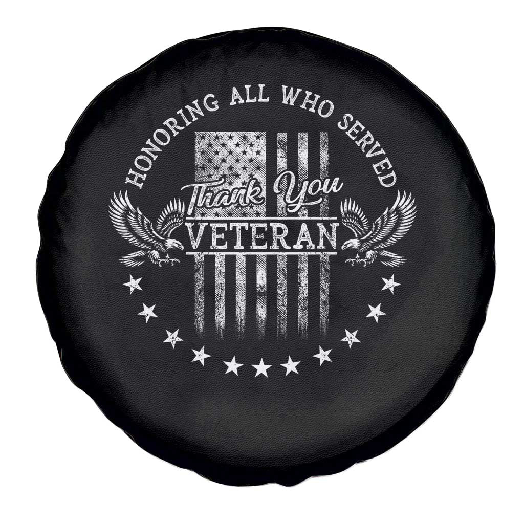 Veterans Day Spare Tire Cover Honoring All Who Served Thank You TS09 Print Your Wear
