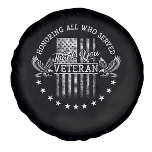Veterans Day Spare Tire Cover Honoring All Who Served Thank You TS09 Print Your Wear