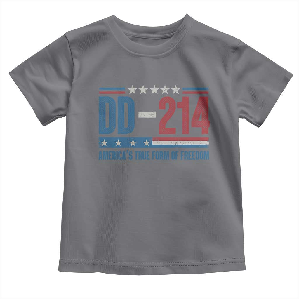 DD-214 Veteran Baby Shirt America's True Form Of Freedom TS09 Charcoal Print Your Wear