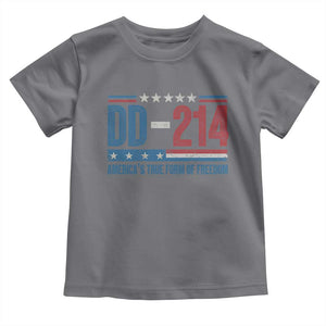 DD-214 Veteran Baby Shirt America's True Form Of Freedom TS09 Charcoal Print Your Wear