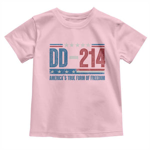 DD-214 Veteran Baby Shirt America's True Form Of Freedom TS09 Light Pink Print Your Wear
