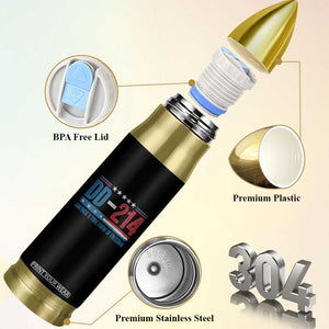 DD-214 Veteran Bullet Tumbler America's True Form Of Freedom TS09 Print Your Wear