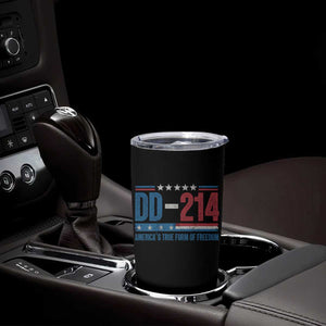 DD-214 Veteran Tumbler Cup America's True Form Of Freedom TS09 Print Your Wear
