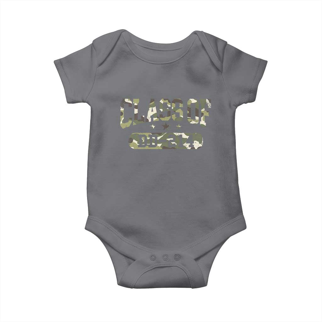 Funny Veteran Army Retirement Class Of DD-214 Baby Onesie TS09 Charcoal Print Your Wear