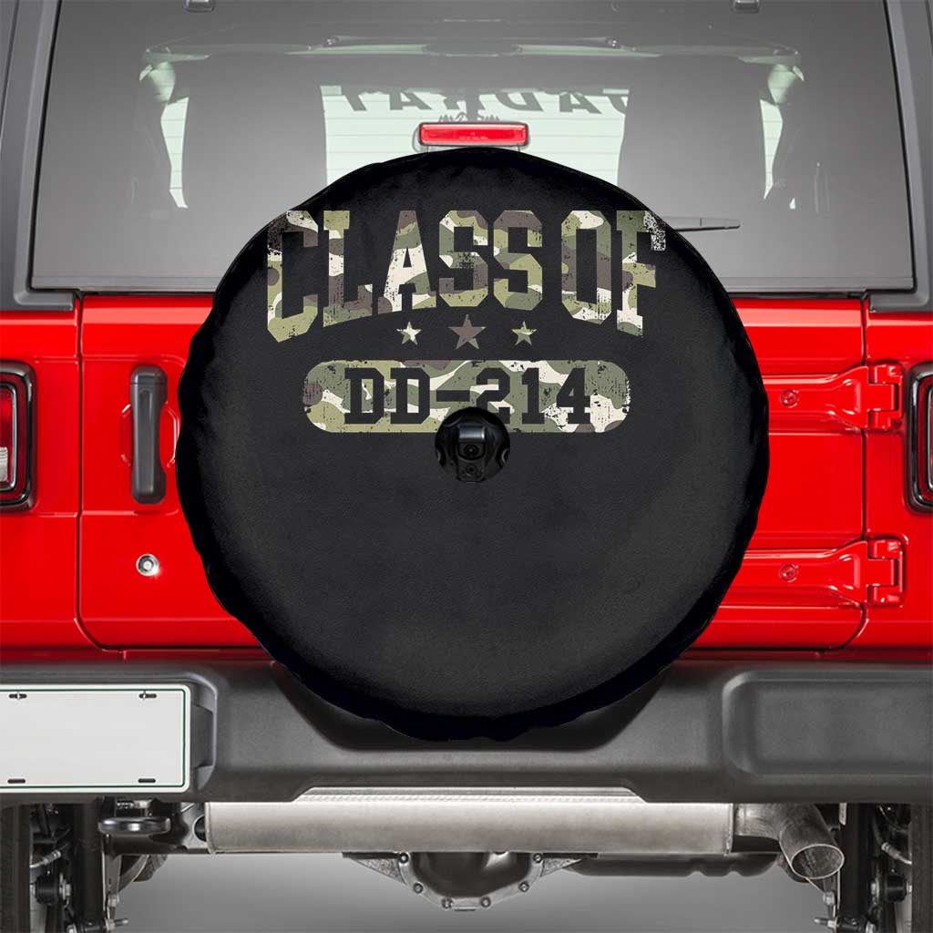 Funny Veteran Army Retirement Class Of DD-214 Spare Tire Cover TS09 Black Print Your Wear