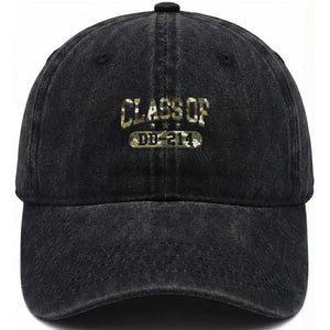 Funny Veteran Army Retirement Class Of DD-214 Washed Cotton Baseball Cap TS09 Washed Cap Universal Fit Black Print Your Wear