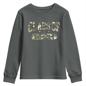 Funny Veteran Army Retirement Class Of DD-214 Youth Sweatshirt TS09 Dark Heather Print Your Wear