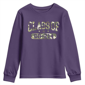 Funny Veteran Army Retirement Class Of DD-214 Youth Sweatshirt TS09 Purple Print Your Wear