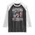 Veterans Day Raglan Shirt We Owe Illegals Nothing Veterans Everything TS09 Black White Print Your Wear
