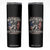 Veterans Day Skinny Tumbler We Owe Illegals Nothing Veterans Everything TS09 Black Print Your Wear