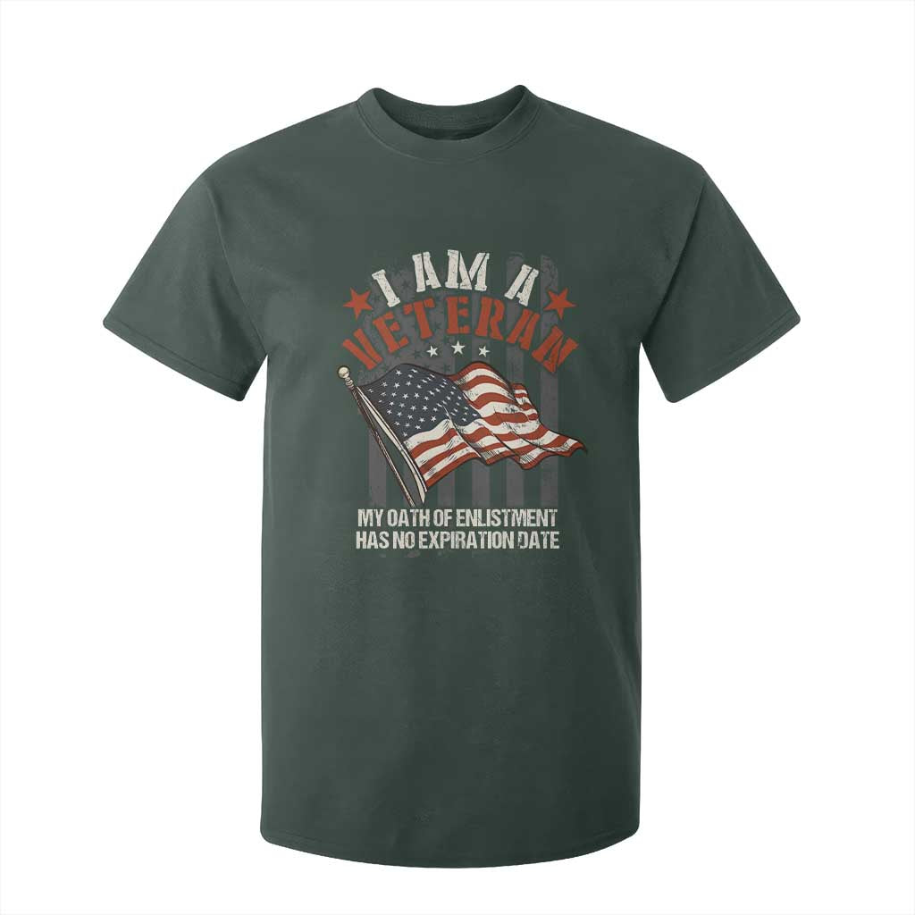 Veteran Pride T Shirt For Kid My Oath Has No Expiration TS09 Dark Forest Green Print Your Wear