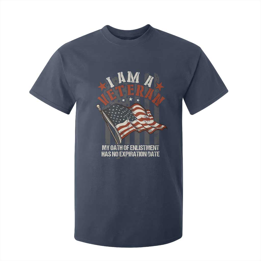 Veteran Pride T Shirt For Kid My Oath Has No Expiration TS09 Navy Print Your Wear