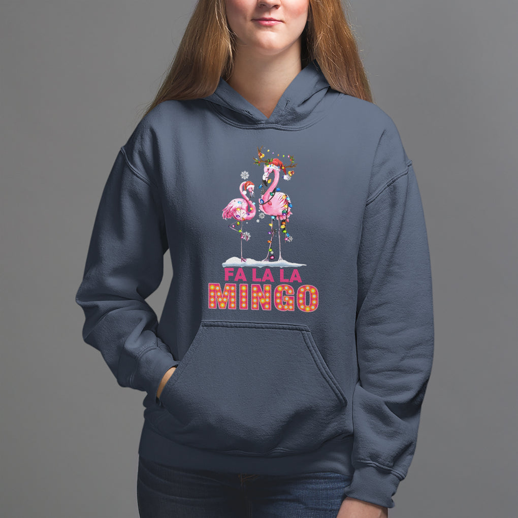 Fa La La Mingo Flamingo Hawaiian Retro Christmas Hoodie TS09 Printyourwear
