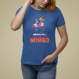 Fa La La Mingo Flamingo Hawaiian Retro Christmas T Shirt TS09 Printyourwear