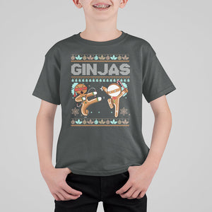 Ginjas Gingerbread Ninjas Funny Christmas T Shirt For Kid TS09 Printyourwear