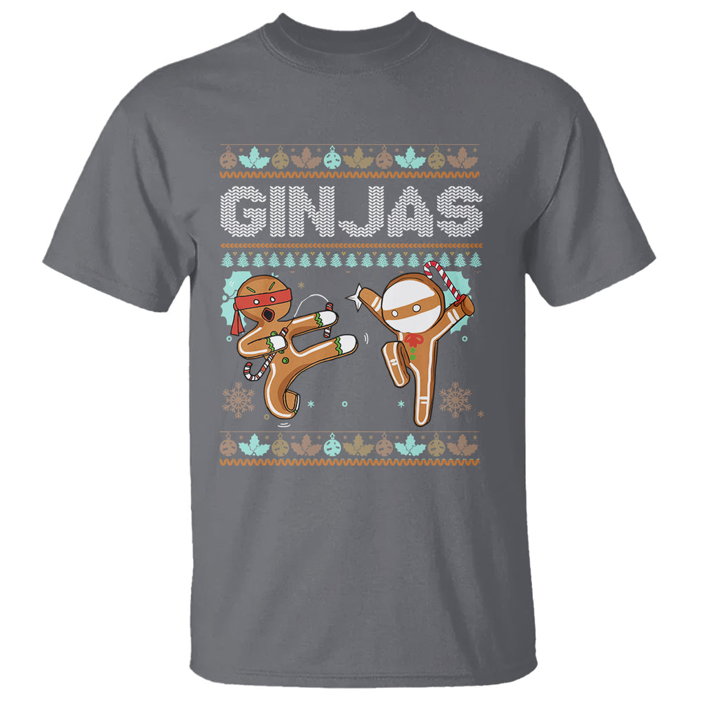 Ginjas Gingerbread Ninjas Funny Christmas T Shirt TS09 Printyourwear