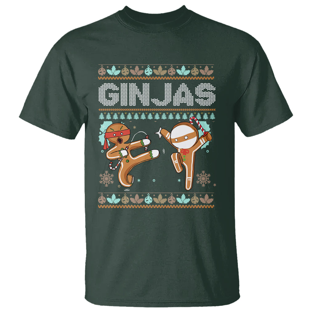 Ginjas Gingerbread Ninjas Funny Christmas T Shirt TS09 Printyourwear