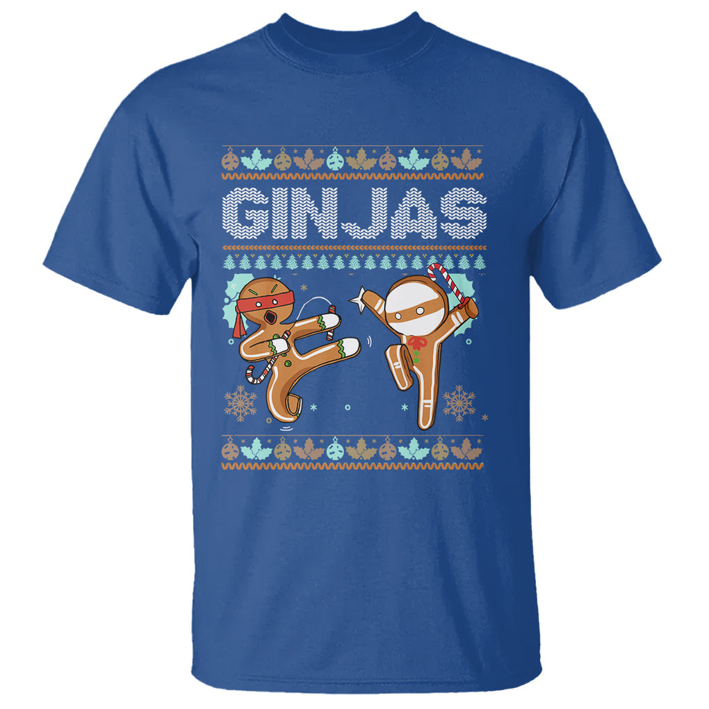 Ginjas Gingerbread Ninjas Funny Christmas T Shirt TS09 Printyourwear